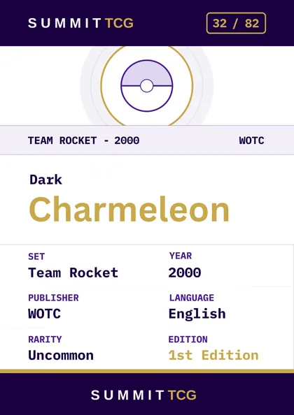 Dark Charmeleon Summit TCG placeholder card sample